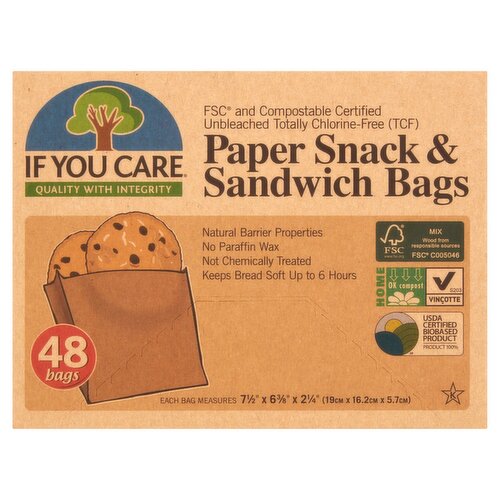 If You Care Sandwich Bags (48 Piece)