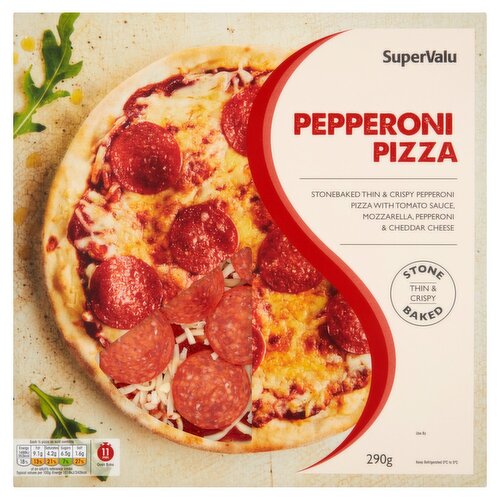 SuperValu 10" Stonebaked Pepperoni Pizza (290 g)