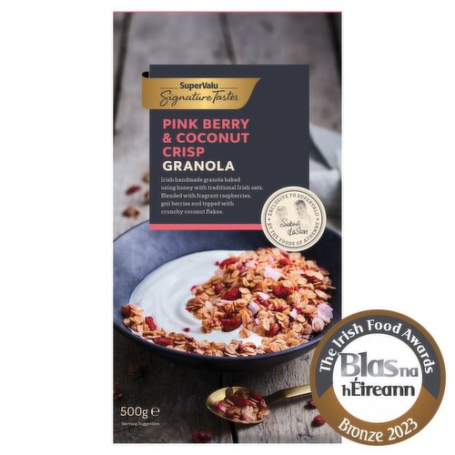 Signature Tastes Pink Berry & Coconut Crisp Granola (500 g)