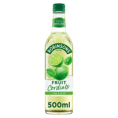 Robinsons Crushed Lime & Mint Fruit Cordial (500 ml)