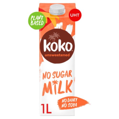 Koko Dairy Free Unsweetened Coconut Milk (1 L)