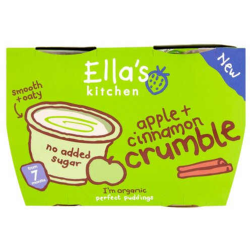 Ellas Apple Crumble Pudding 4 X 80g (80 g)