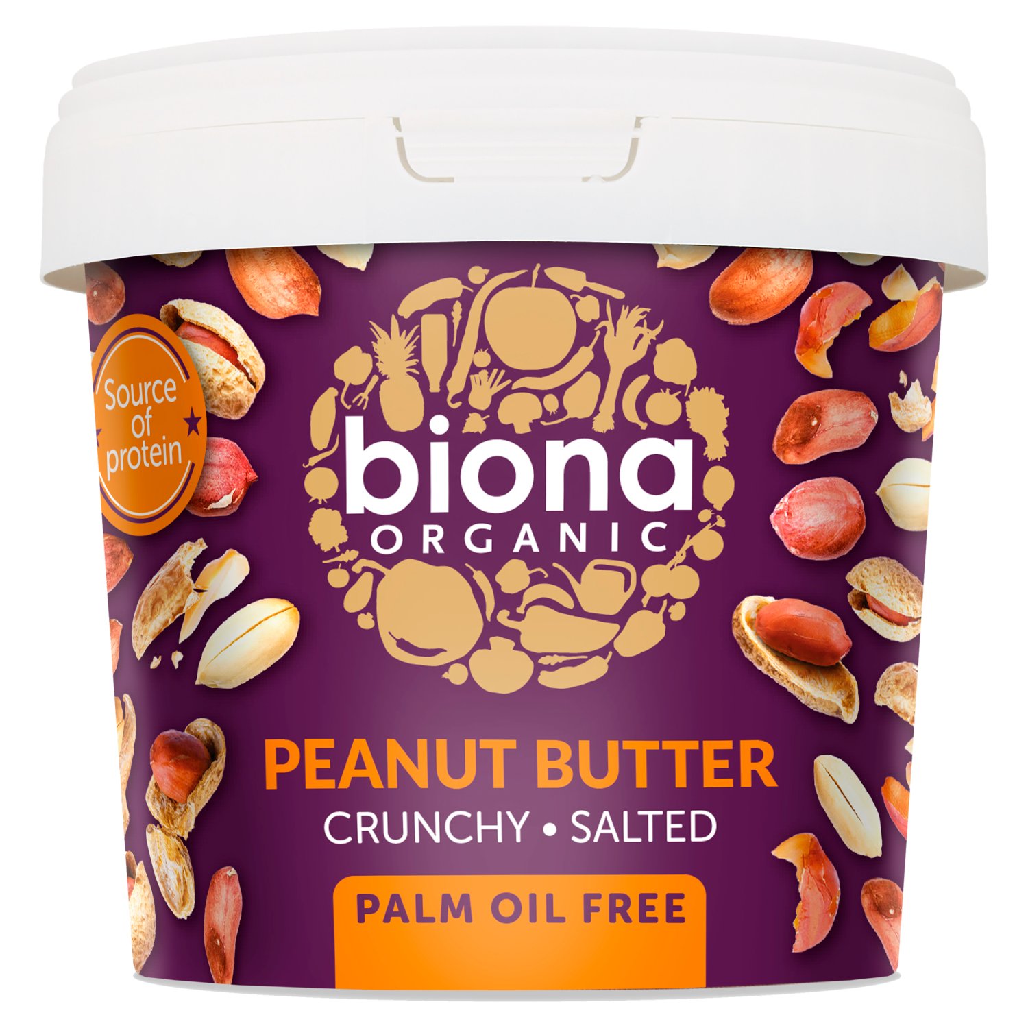 Biona Organic Peanut Butter Crunchy With Salt (1 kg)