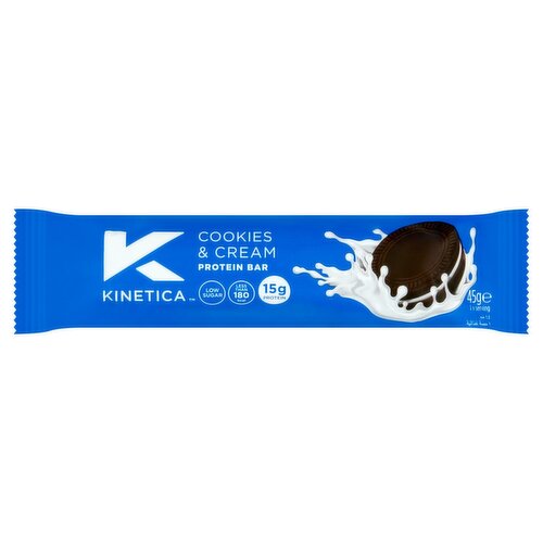 Kinetica Cookies & Cream Protein Bar (45 g)