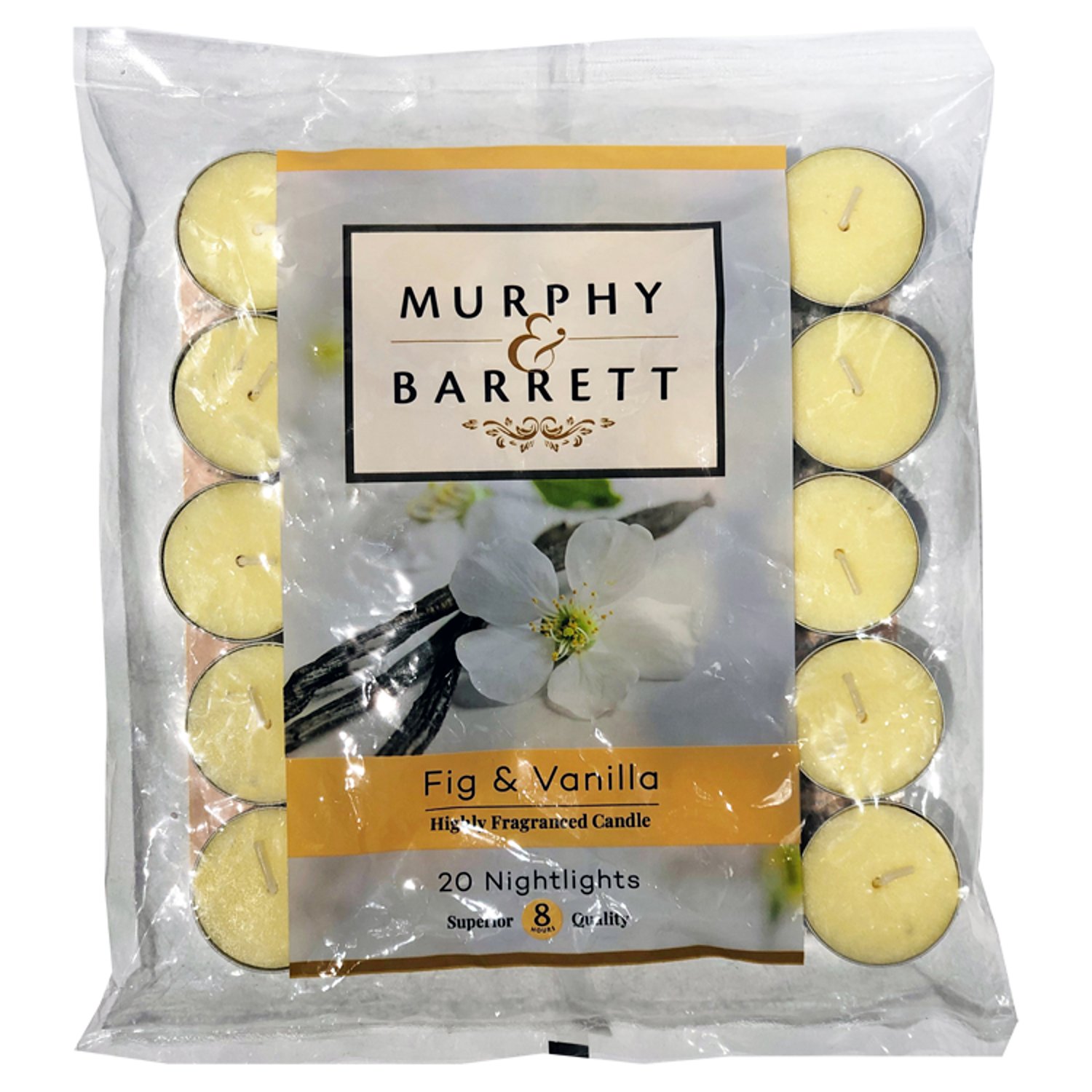 Murphy & Barrett 20 Scented Nightlights Fig & Vanilla