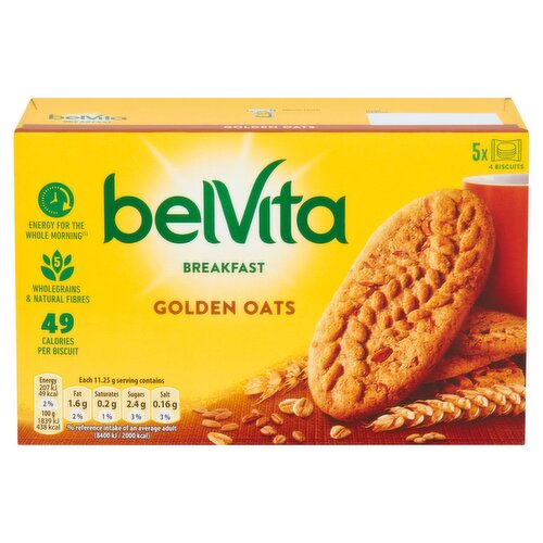 Belvita Breakfast Biscuits Golden Oats 5 Pack (225 g) - Storefront EN