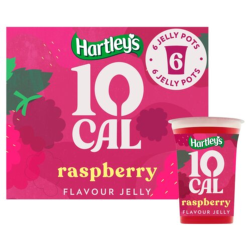 Hartley's 10 Cal Raspberry Flavour Jelly 6 Pack (175 g)