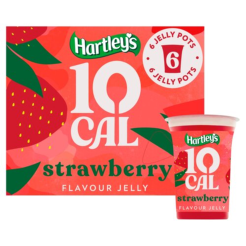 Hartley's 10 Cal Strawberry Flavour Jelly 6 Pack (175 g)