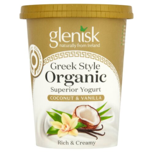 Glenisk Greek Style Coconut & Vanilla Yogurt (450 g) Storefront EN