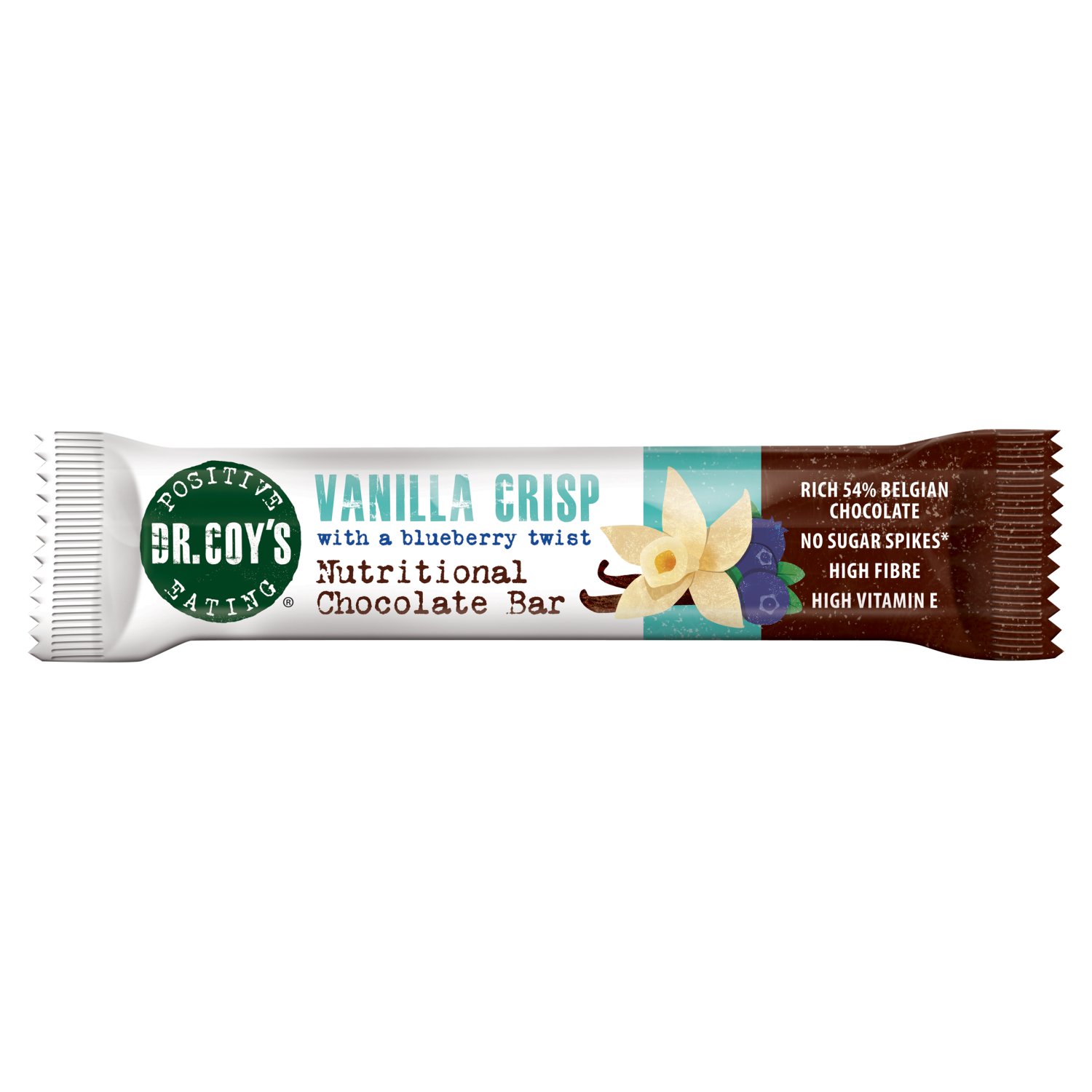 Dr Coys Vanilla Crisp Chocolate Bar (35 g)