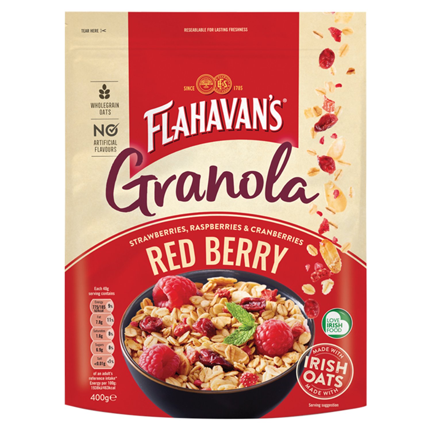 Flahavan's Red Berry Granola (400 g)