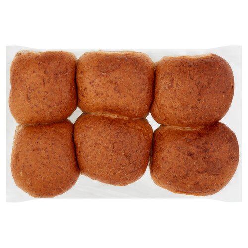 Wholemeal Soft Rolls (6 Piece)