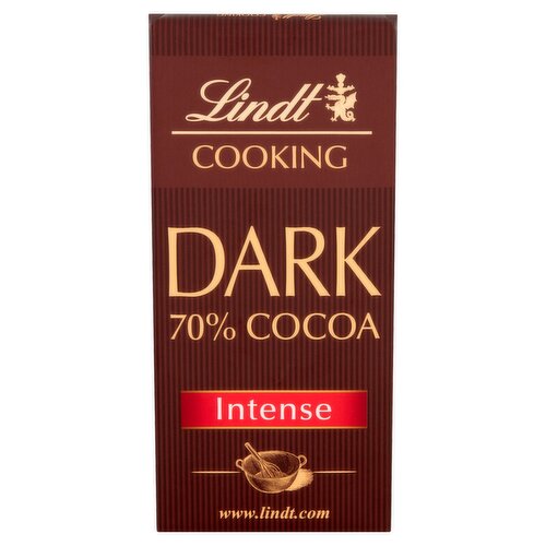 Lindt 70% Dark Cooking Chocolate Bar (200 g)