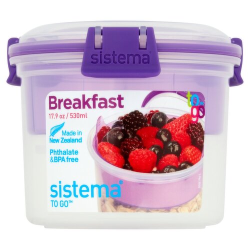 Sistema To Go 37.1 oz Assorted Salad Container