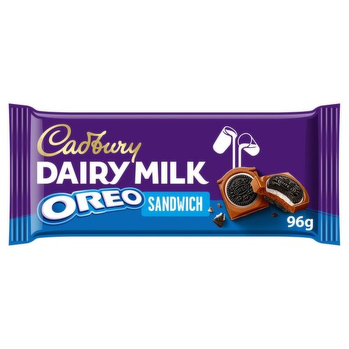 Cadbury Dairy Milk Oreo Sandwich Bar (96 g)