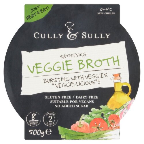 Cully & Sully Satisfying Veggie Broth (500 g)