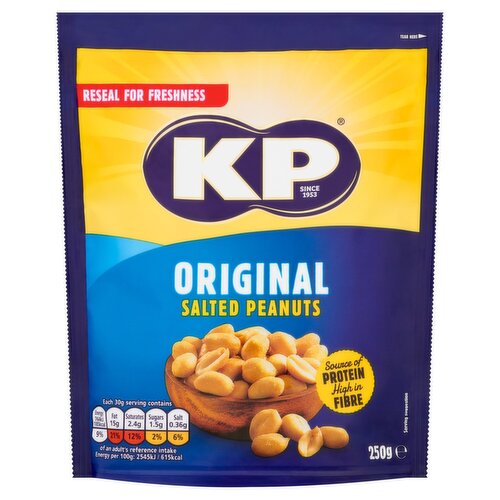 KP Original Salted Peanuts Pouch (250 g)