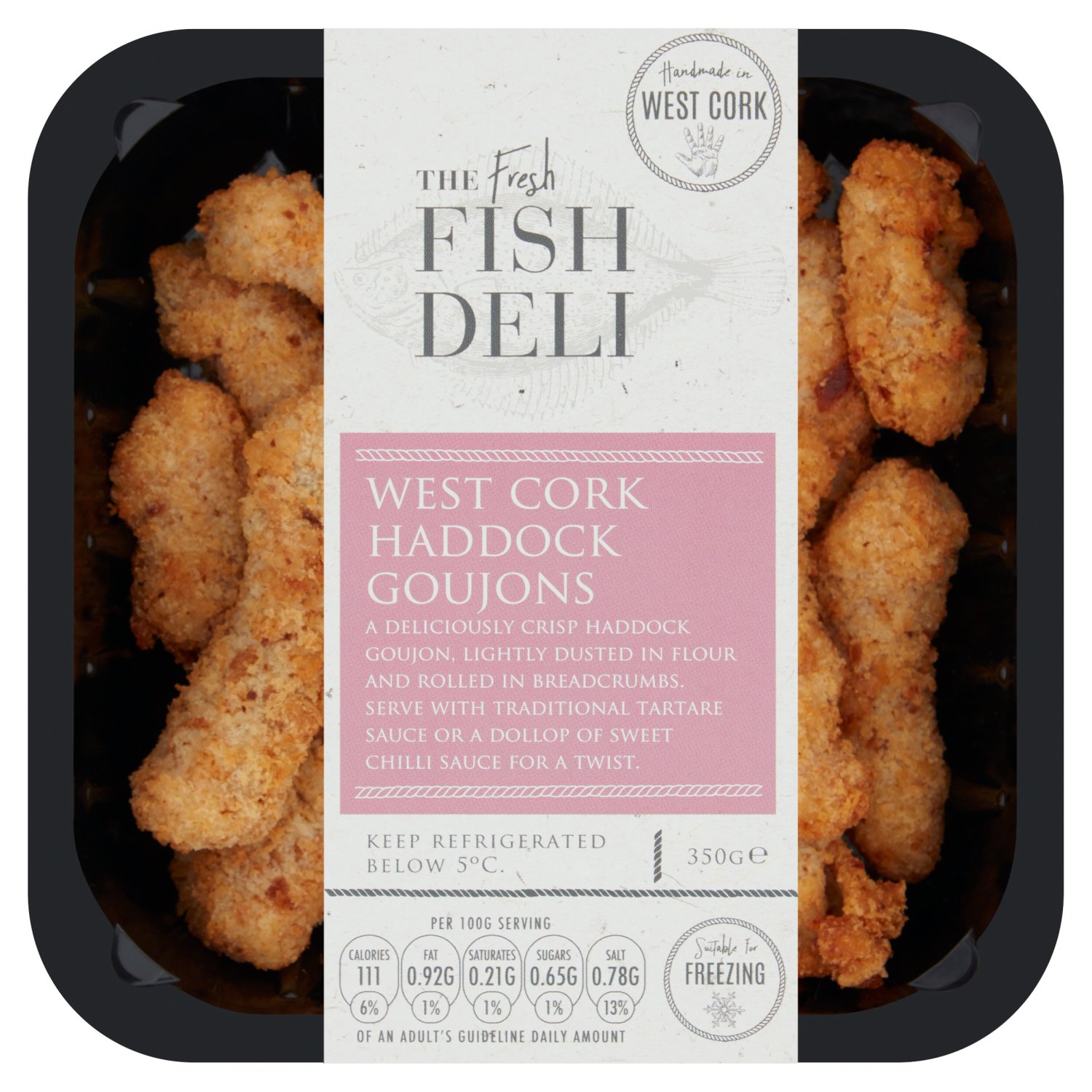 The Fresh Fish Deli West Cork Haddock Goujons (350 g)