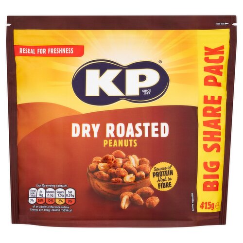 KP Dry Roasted Peanuts Big Share Pack (415 g)