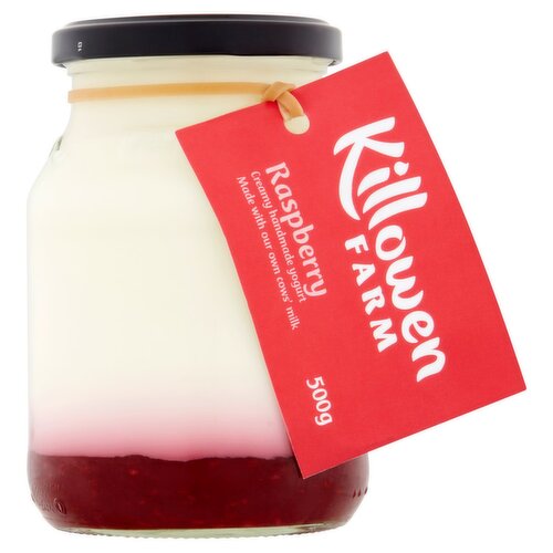 Killowen Farm Creamy Handmade Raspberry Yogurt (500 g)