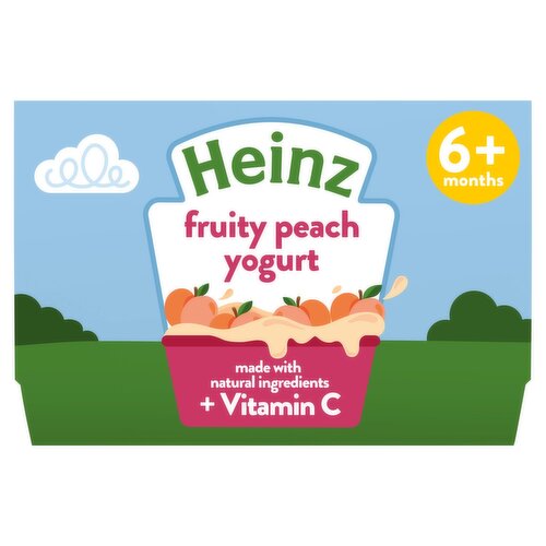 Heinz By Nature Fruity Medly Custard 6+ Months 4 Pack (100 g)