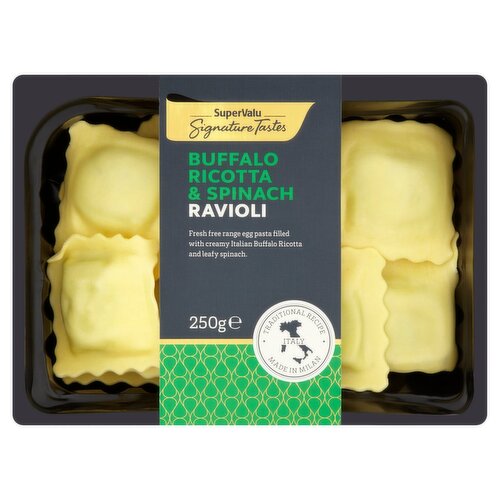 Signature Tastes Buffalo Ricotta & Spinach Ravioli (250 g)