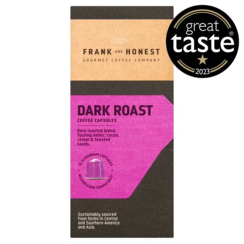 Frank & Honest Dark Roast Coffee Capsules (58 g)