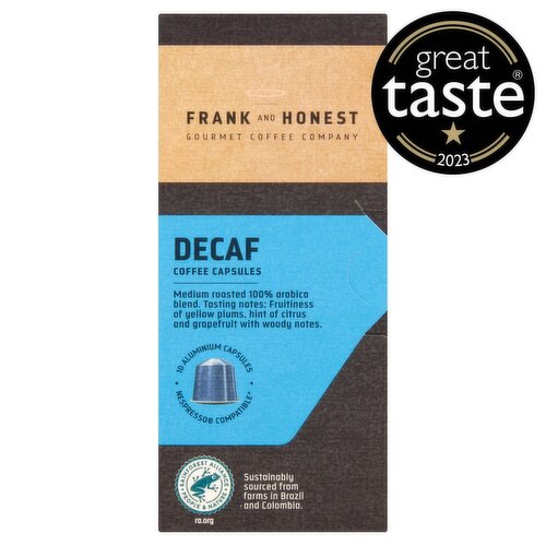 Frank & Honest Decaf Capsules 10 Pack (58 g)