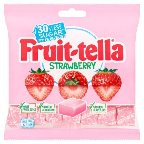 Fruit-tella Strawberry Fruit 30% Less Sugar Pouch (120 g)