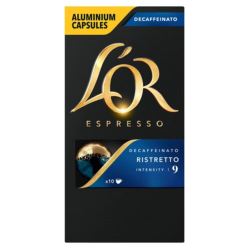 L'OR Ristretto Decaffeinated Coffee Capsules 10 Pack (52 g)