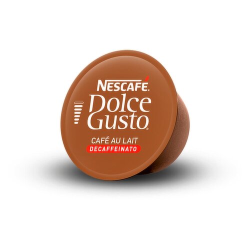 Nescafe Dolce Gusto Cafe Au Lait Decaff Coffee Capsules 16 Pack (160 g)