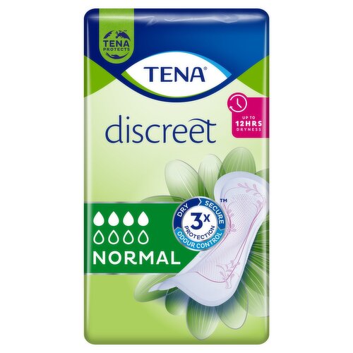 Tena Lady Discreet Normal Pads 12 Pack (12 Piece)