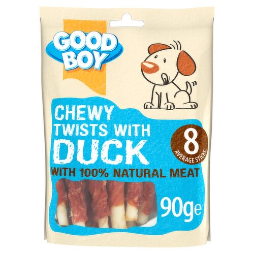 Good Boy Chewy Twists with Duck for Dogs (90 g)