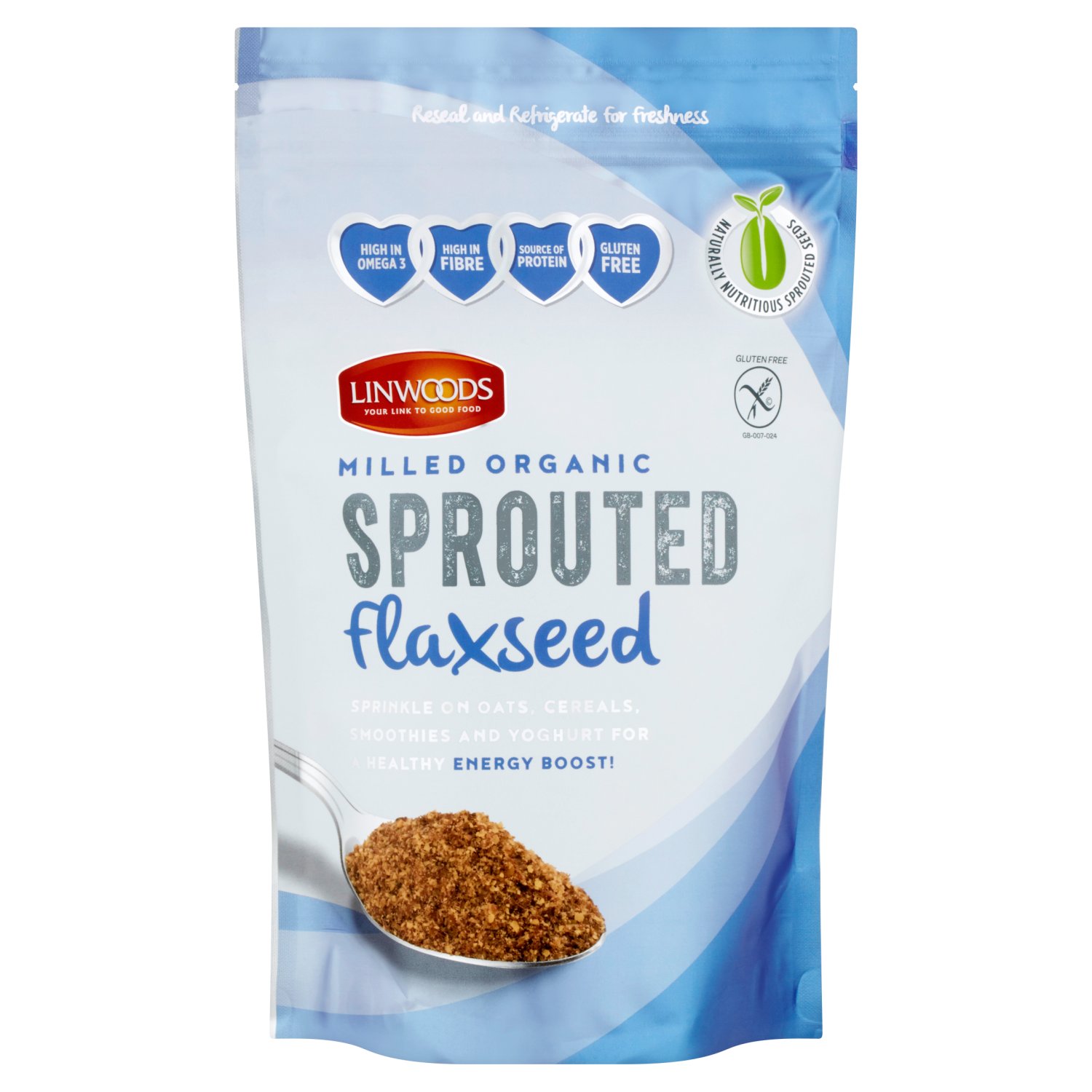 Linwoods Organic Milled Sprouted Flaxseed (360 g)