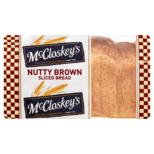 McCloskeys Nutty Brown Sliced Bread (780 g)