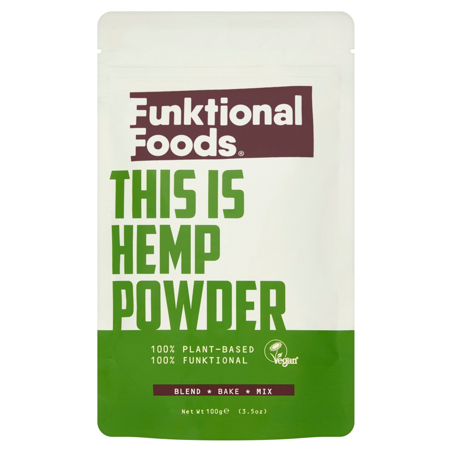 Funktional Foods Hemp Protein Powder (100 g)