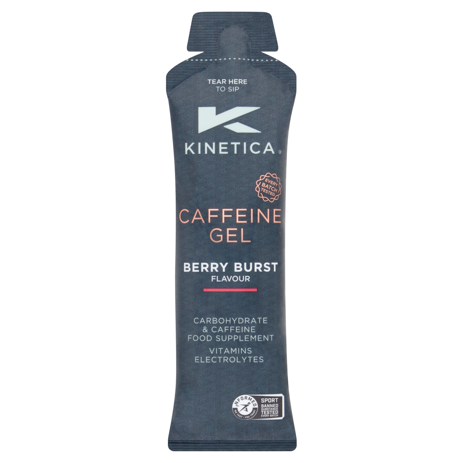 Kinetica Caffeine Gel Berry Burst Flavour (70 g)