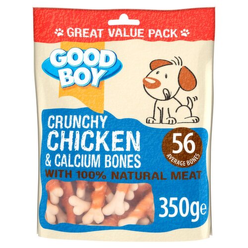 Good Boy Chicken & Calcium Bones Dog Treats (350 g)