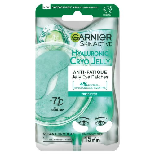 Garnier Hyaluronic & Cucumber Cryo Jelly Eye Mask (5 g) Storefront EN