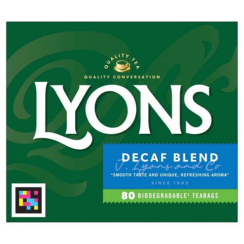 Lyons Decaf Blend Tea 80 Pack (230 g)