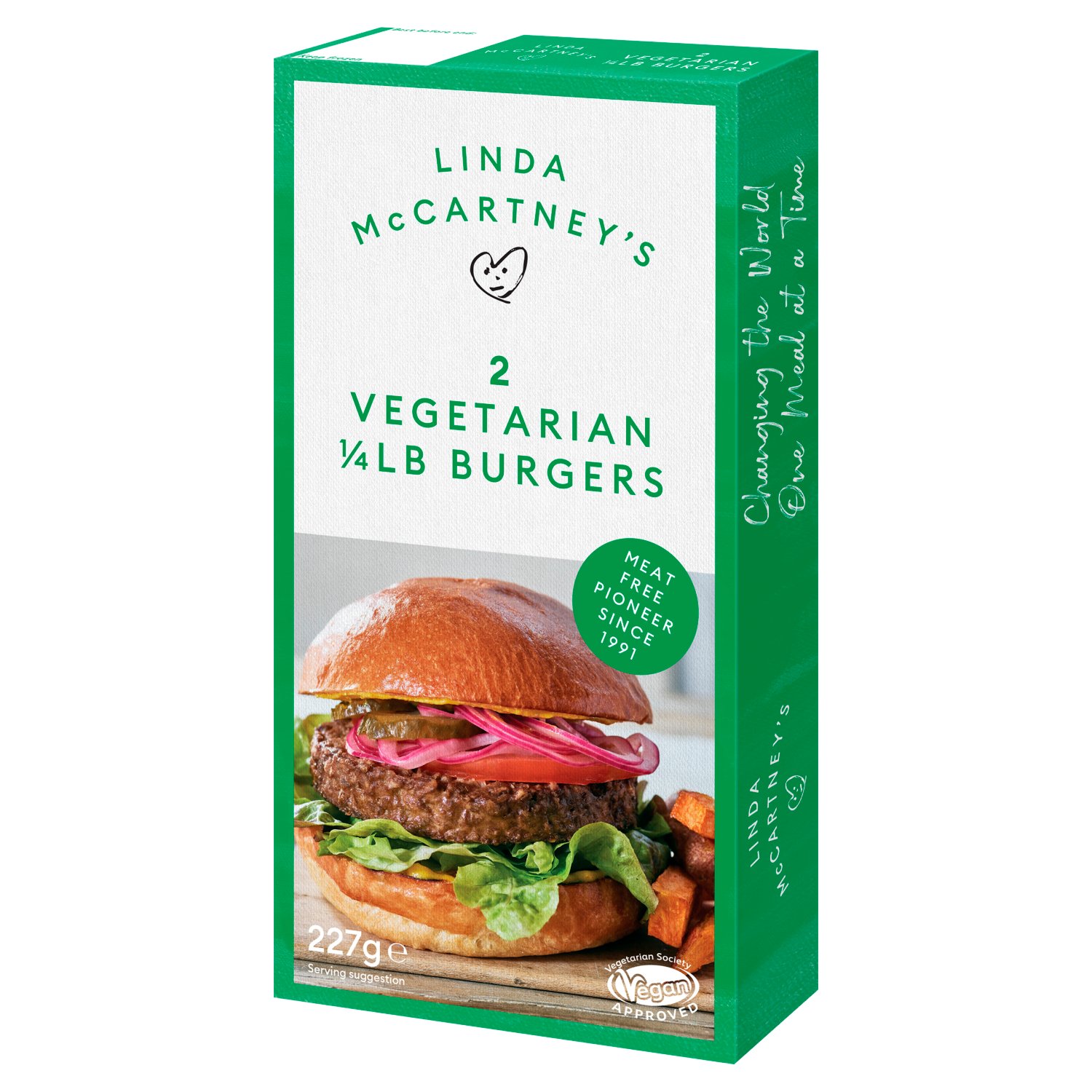 Linda Mccartney Vegetarian Quarter Pounder Burger (227 g)