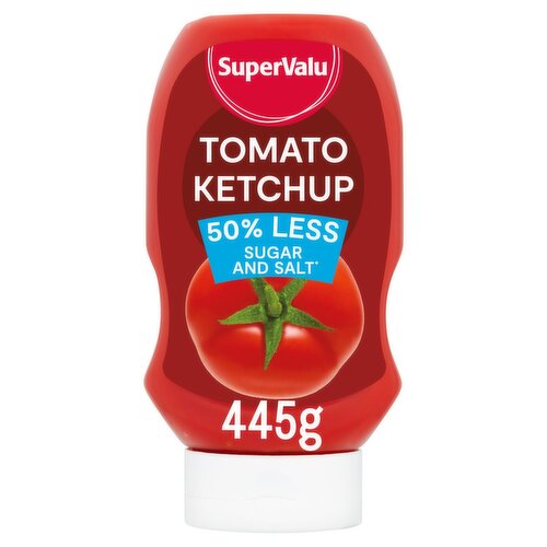 SuperValu Tomato Ketchup 50% Less Sugar & Salt (445 g)