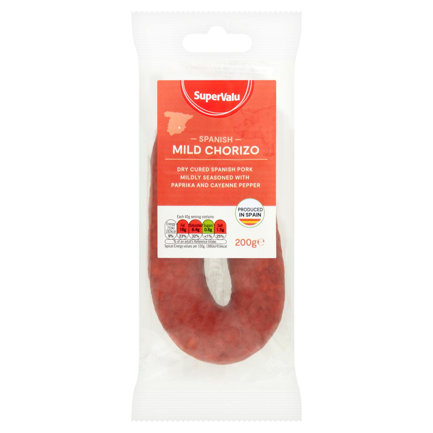 SuperValu Spanish Mild Chorizo Ring (200 g)