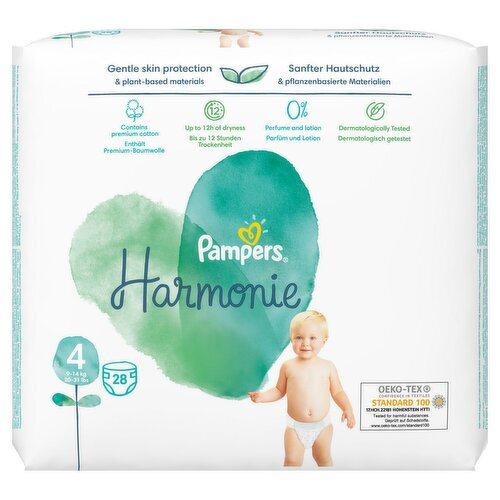 Pampers Pure Protection Nappies Size 4 (28)