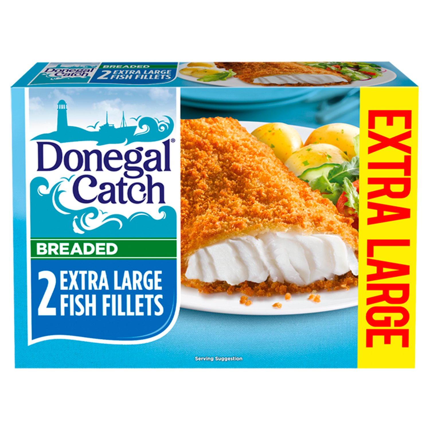 Donegal Catch Extra Large Breaded Fish Fillets 2 Pack (300 g)