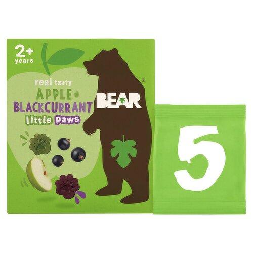 Bear Paws Apple & Blackcurrant 5 Pack (20 g)