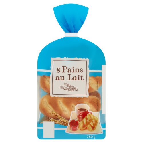 8 Pains au Lait Brioche Rolls (280 g)