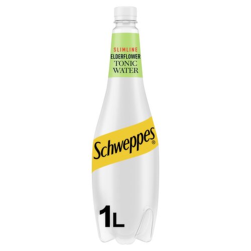 Schweppes Slimline Elderflower Bottle (1 L)