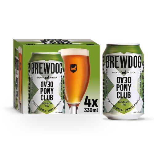 Brewdog Dead Pony Club Session IPA Cans 4 Pack (330 ml)