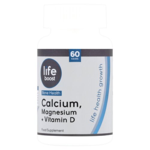 Lifeboost Calcium. Magnesium & Vitamin D Tablets (60 Piece)